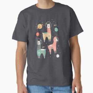 Astronaut Llamas in Space