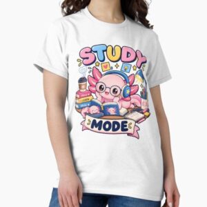 Cute Axolotl Study Mode Kawaii Reading Student Study Buddy