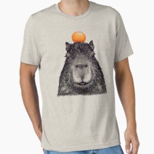 Capybara Orange | Capy Yuzu | Capybara with Orange on Head | His Name