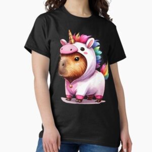 Capybara In Unicorn Costume