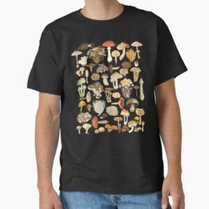 Mushroom Lover Botanical Fungi Plants Morel Psychedelic