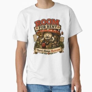 Mushroom Landlord – There's Always Mushroom Funny Room for Rent Food Pun