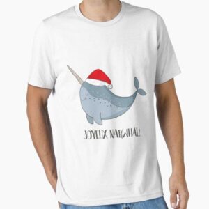 Joyeux Narwhal Cute Narwhal Whale Christmas